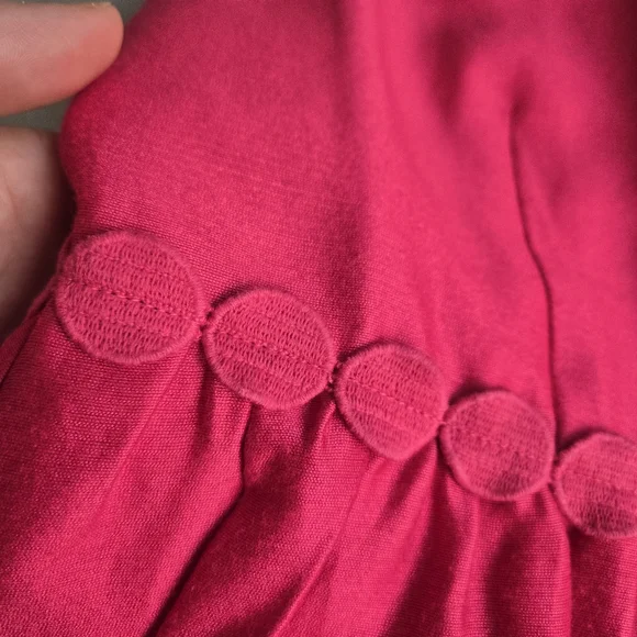 Draper James Red V-Neck Sleeveless Mini Dress - Picture 7 of 16